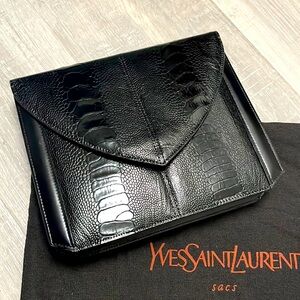 RARE! Vintage Yves Saint Laurent Croc Bag